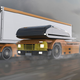Rendering of driverless trucks seen in Logan, courtesy of Nick Pugh/20th Century Fox.